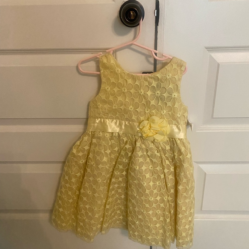 Yellow Floral Dress